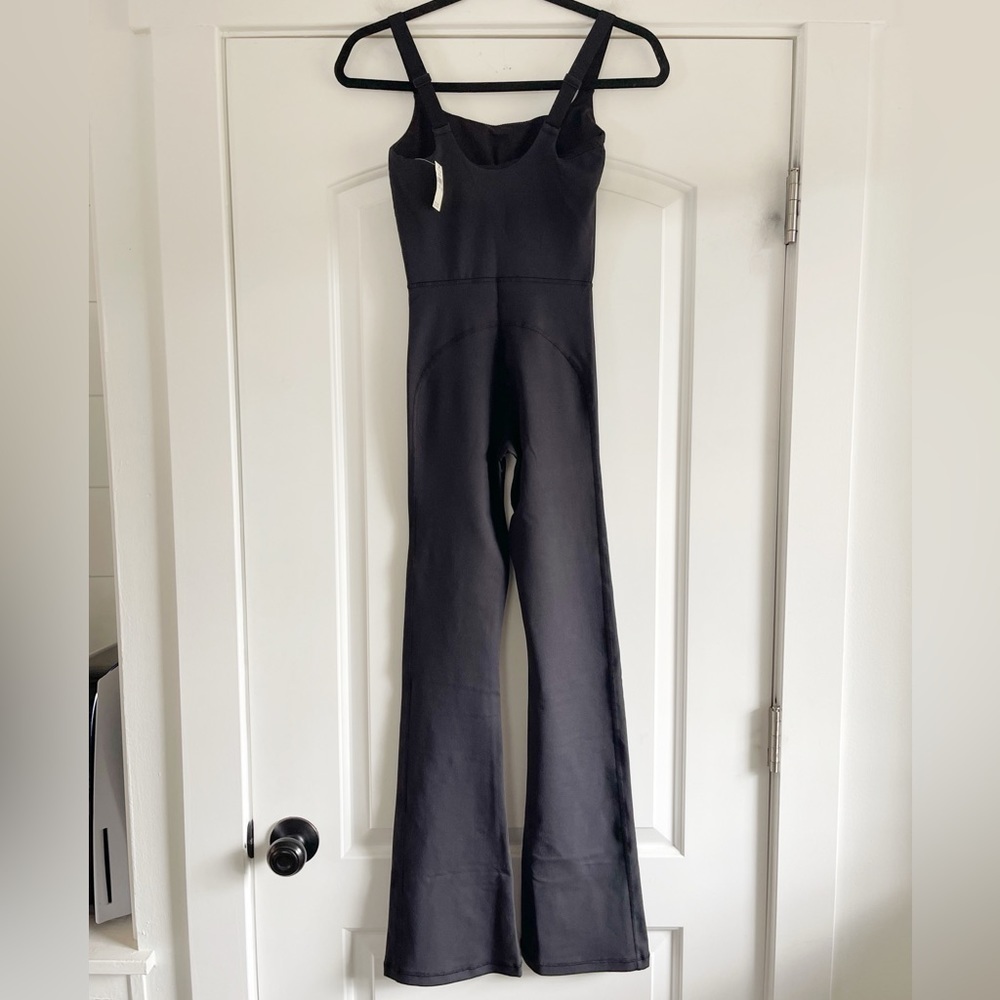 Aerie The Hugger Bootcut Jumpsuit Black - XXS - Picture 6 of 7